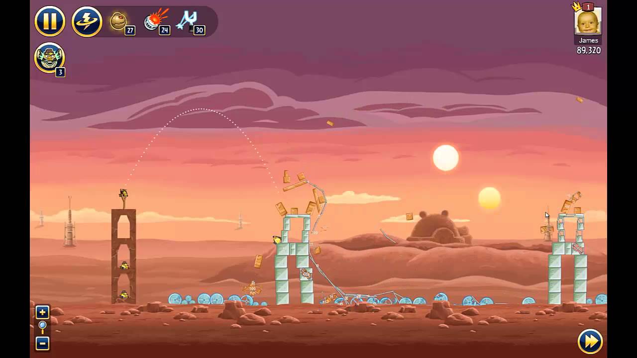 Angry Birds Star Wars Tournament Level 2 :: Week 30, July 9, 2013 :: 3 Stars :: No Cheats