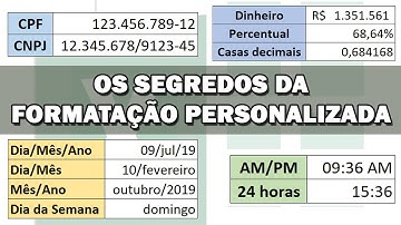 Os SEGREDOS da FORMATAÇÃO PERSONALIZADA no EXCEL