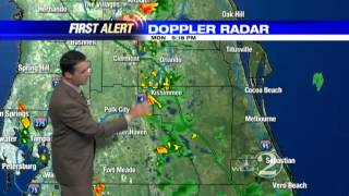 Showers move through area tonight