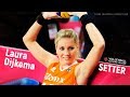 Laura Dijkema - Beautiful Volleyball SETTER | BEST Volleyball Actions | Women's VNL 2019