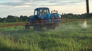 Прискаєм сою на цілині мтз 80 та 800 літровий оприскувач Прискаєм сою на цілині мтз 80 та 800 літровий оприскувач