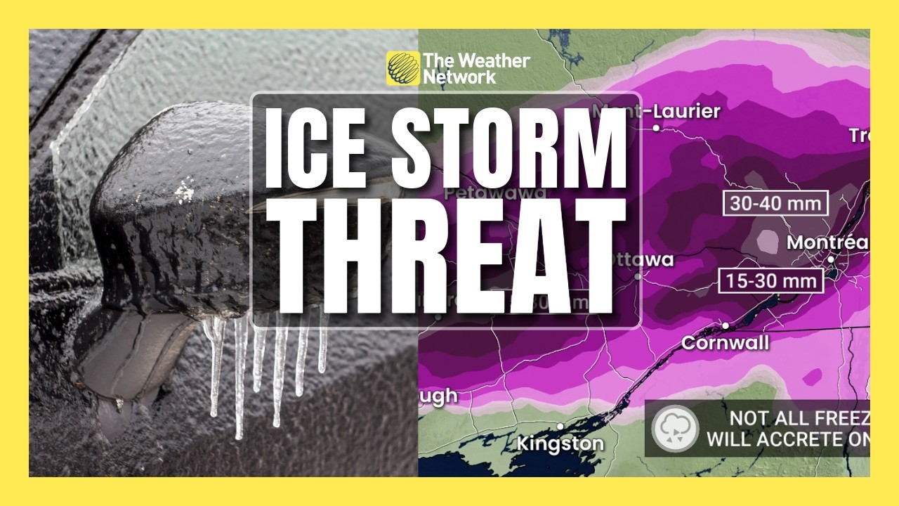 Historic Ice Storm Threat Looms for Ontario and Quebec | #WeatherAM