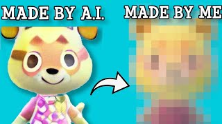 i used a.i. to add new villagers to animal crossing: new horizons