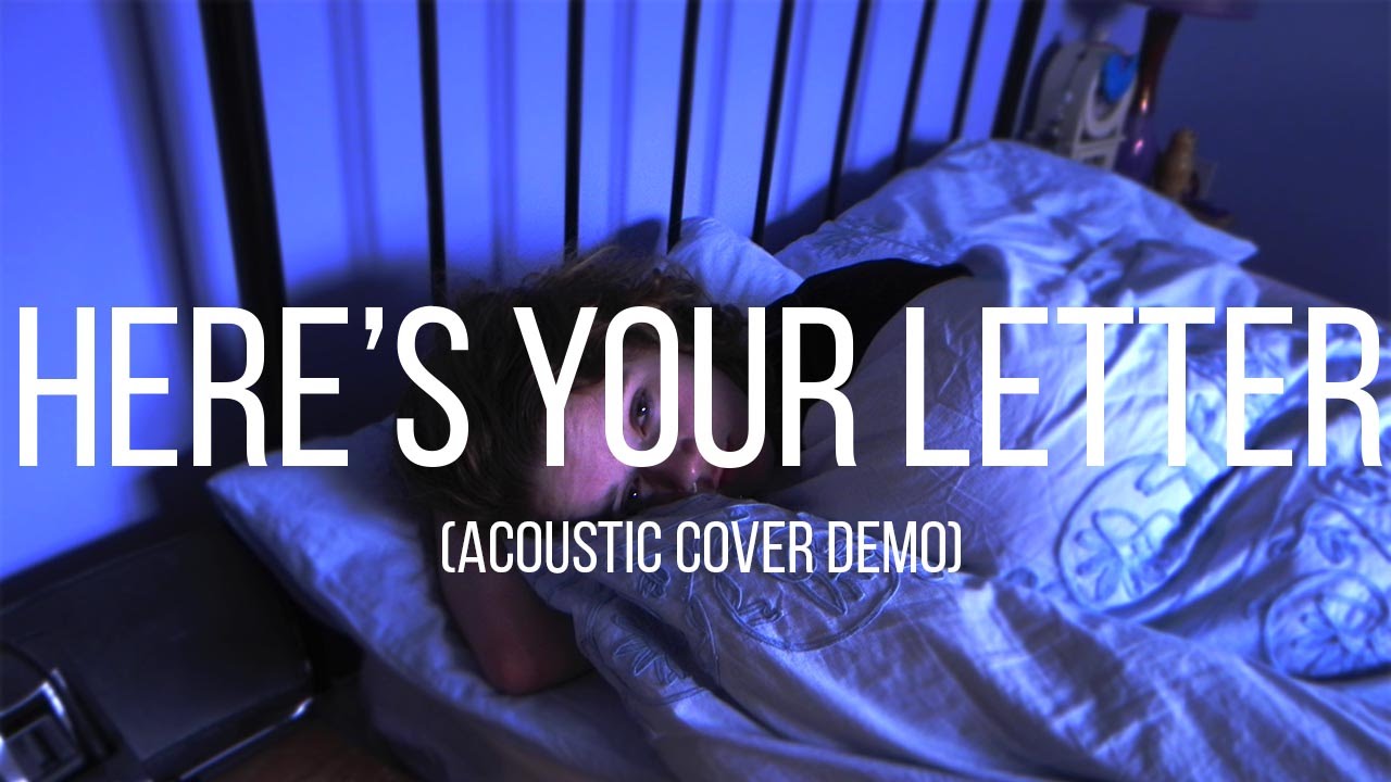 heres your letter blink 182 acoustic cover demo youtube here is your letter