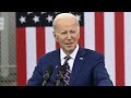 US President Joe Biden delivers remarks at the Wisconsin Black Chamber of Commerce