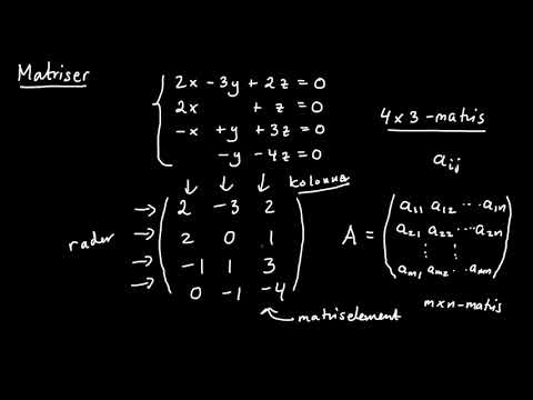 Video: Är matriser matriser?