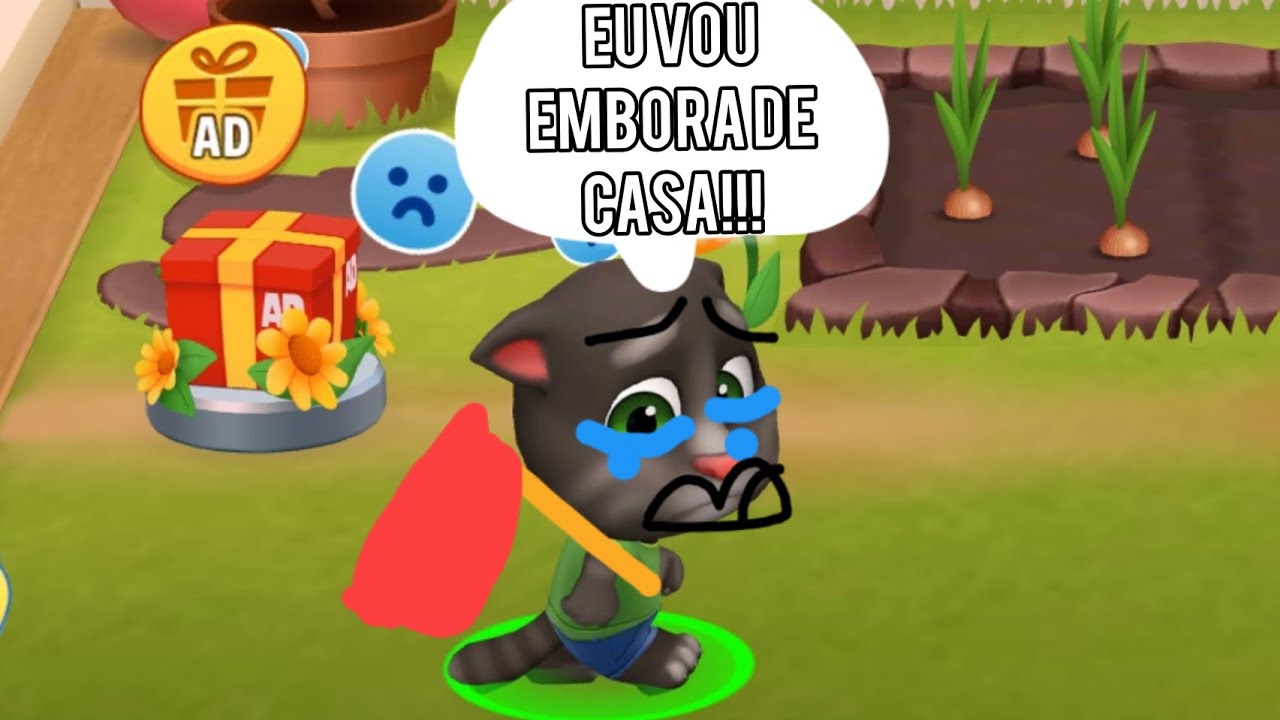 O Tom FUGIU de CASA! 😱