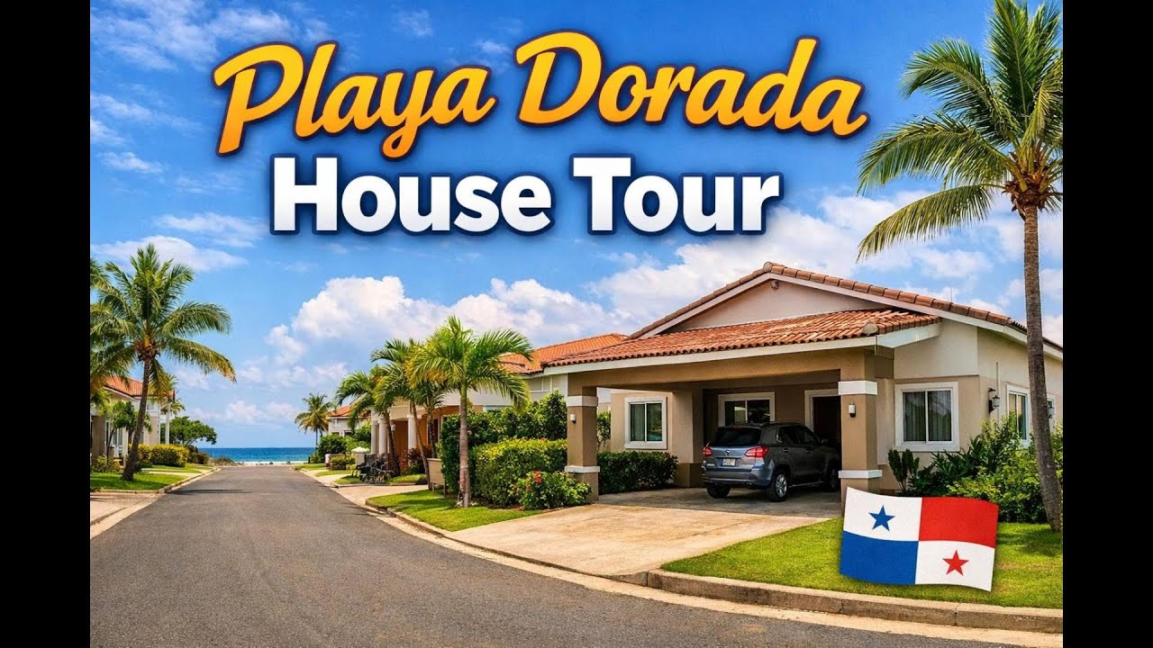 Экскурсия по домам в Плайя-Дорада, Панама 🇵🇦 | Закрытый жилой комплекс недалеко от пляжа и города...