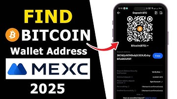 How to Find Bitcoin (BTC) Wallet Address on Mexc Global Exchange