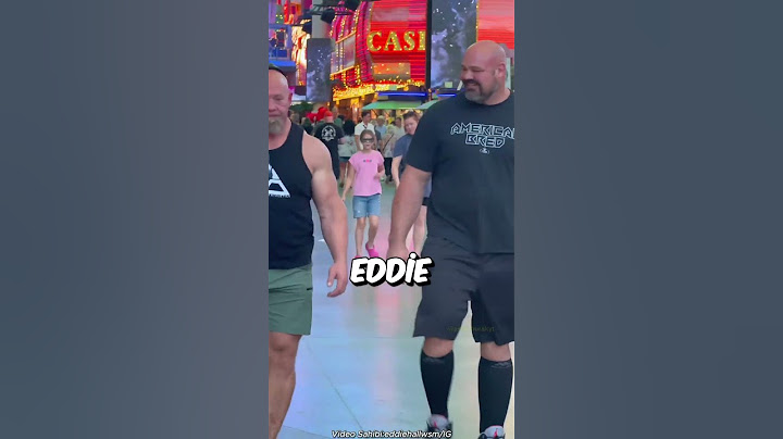 Dünyanın En Güçlü Adamı Eddie Hall Arkadaşına Şaka Yapıyor😂💯