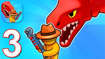 Dino Survival: Jurassic Escape - Gameplay Walkthrough Part 3 Dinosaurs Island Survival Adventure