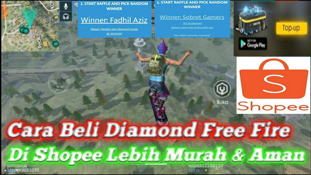 Beli diamond free fire murah