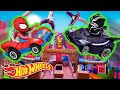Spider-Man and Black Panther vs. Doc Ock! | Marvel joins the Hot Wheels RacerVerse!