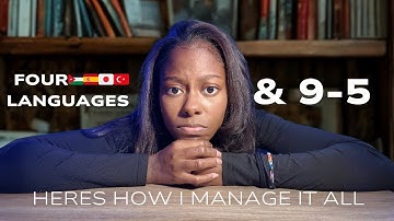 How I Learn 4 Languages While Working Full-Time | My Realistic Study Routine
