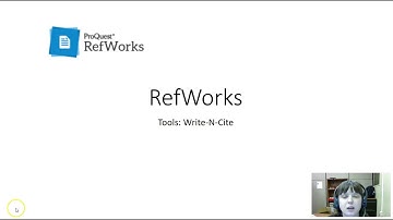 Installing RefWorks Write-N-Cite