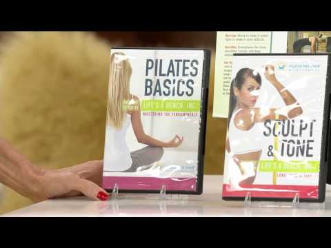 Pilates PRO Chair with 4 DVDs by Life's A Beach on QVC