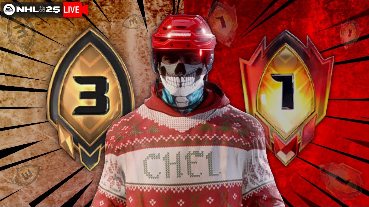 💫VERTICAL💫 BRONZE to ELITE in Ones Eliminator! - 🔴LIVE NHL 25 Gameplay!