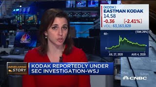 Kodak is reportedly under SEC investigation over producing drug ingredients