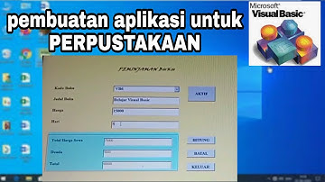Tutorial Pembuatan aplikasi untuk PERPUSTAKAAN menggunakan visual basic 6.0 (VB.6.0)