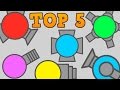 DIEP.IO TOP 5 UNDERRATED TANKS!! // Epic Diep.io Gameplay (Diepio)