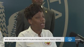 Atlanta police outline safety efforts ahead of Peach Drop, Peach Bowl | Full news conference