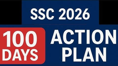 AP , SSC 2026 100 DAYS ACTION PLAN
