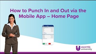 Mobile app - How to punch from the Home Page (audio) screenshot 5
