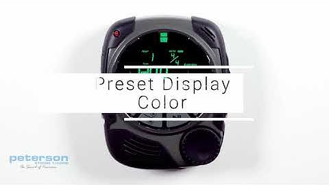 StroboPLUS HDC Metronome Video Instructional Manual - 8 Preset Display Color