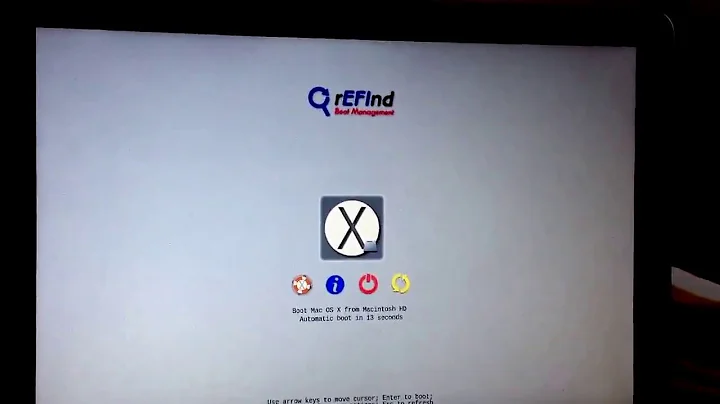 Install rEfind boot manager