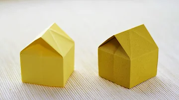 折り紙 家 おうち の超簡単な作り方 立体と平面の両方できる わかりやすい音声解説 3d Paper Towel Duck Diy Tutorial Mp3