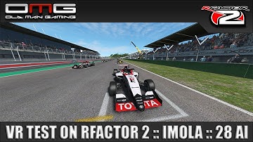 rFactor 2 VR (Windows Mixed Reality) Test at approx 90 FPS.