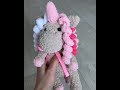 Вязаные игрушки Единорожка крючком crochet toys