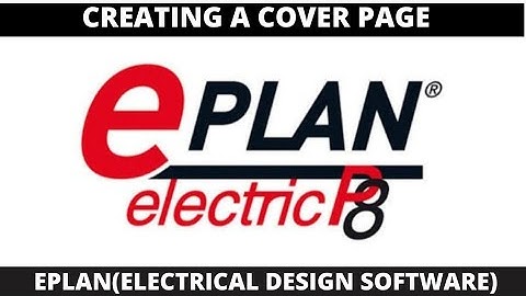 HOW TO CREATE COVER PAGE IN EPLAN| ELECTRICAL DESIGN SOFTWARE | FOR BEGINNERS|
