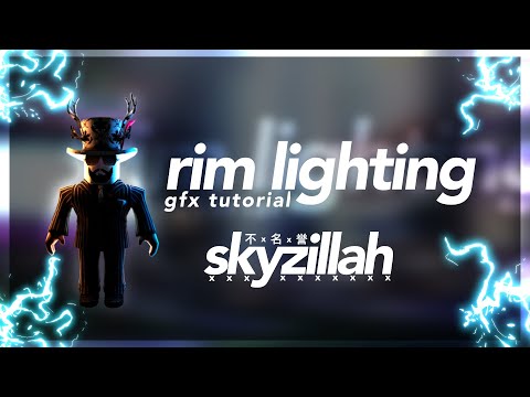 Roblox Gfx Tutorial Rim Lighting Youtube - tlu how to make a roblox gfx