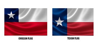 How Different Are The Flags of Chile and Texas?