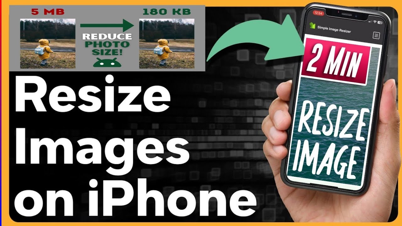 Resize Images On Mobile | How To Resize Photo in Mobile | - YouTube