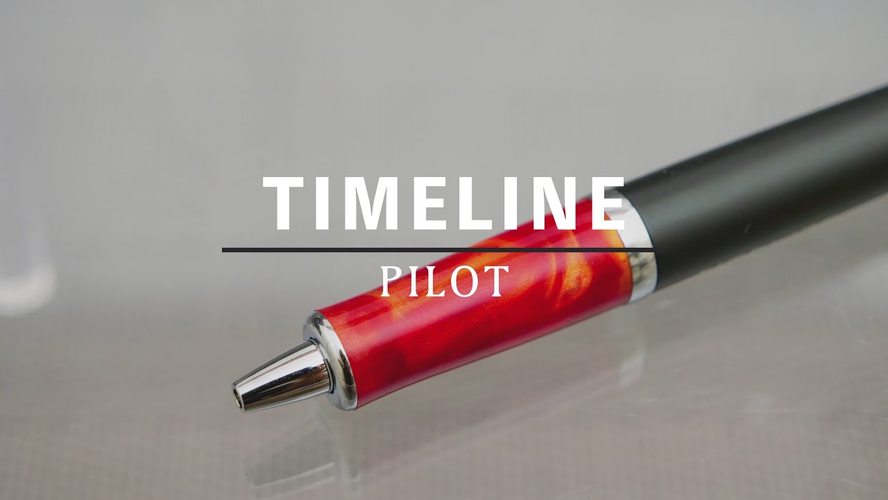 Ballpoint Pen] Overwhelming beauty and gimmick PILOT Timeline