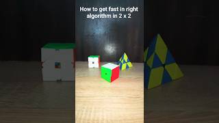How to get fast in righty alg in 2x2 #shorts #shortsfeed