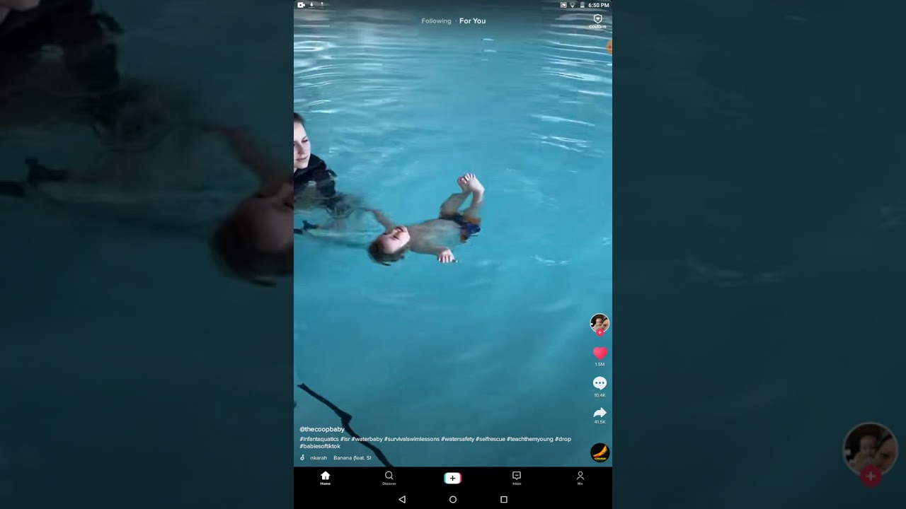 Water baby😱😨 From Tiktok - YouTube