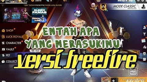 Keren banget...!! Entah apa yang merasukimu versi freefire battleground😂😂