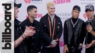 CNCO on Hoping to Meet Jonas Brothers, Using Spanglish to Reach Larger Audiences | Wango Tango 2019