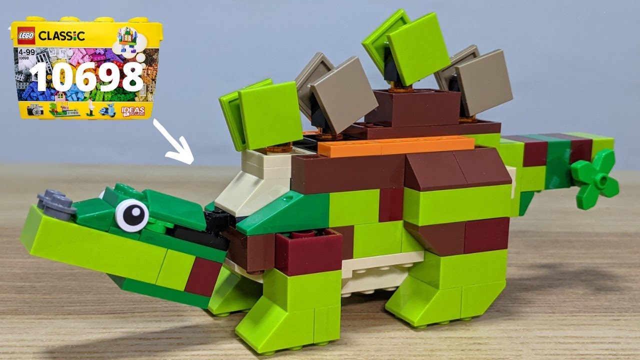 LEGO 10698 Ideas Stegosaurus Dinosaurs 6 ステゴサウルスの作り方 レゴクラシック10698 恐竜