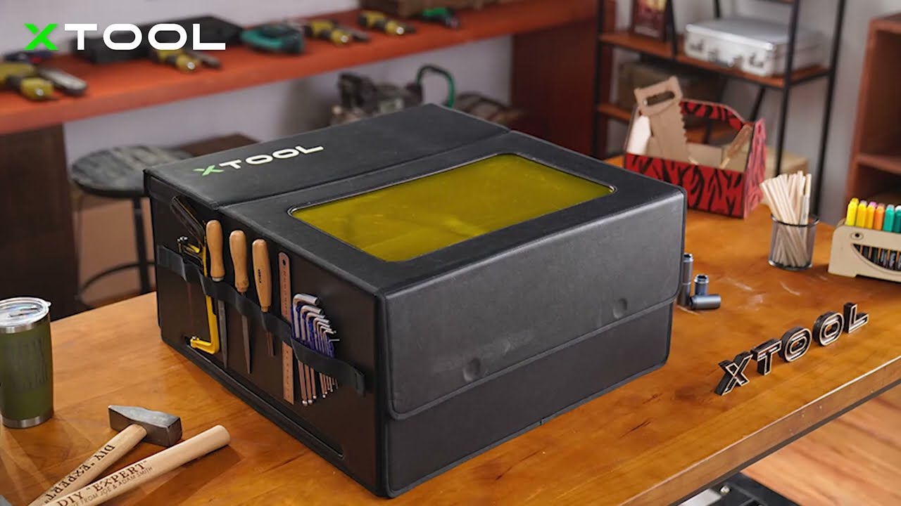 xTool Enclosure: Foldable and Smoke-proof cover for D1 Pro