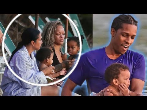 Rihanna & A$AP Rocky Show Off Family Fun with Kids in Barbados - YouTube