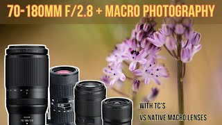 Can the Nikon 70-180mm replace your Macro lens 105mm 8 MC 50mm 8 MC AF 70-180mm MICRO