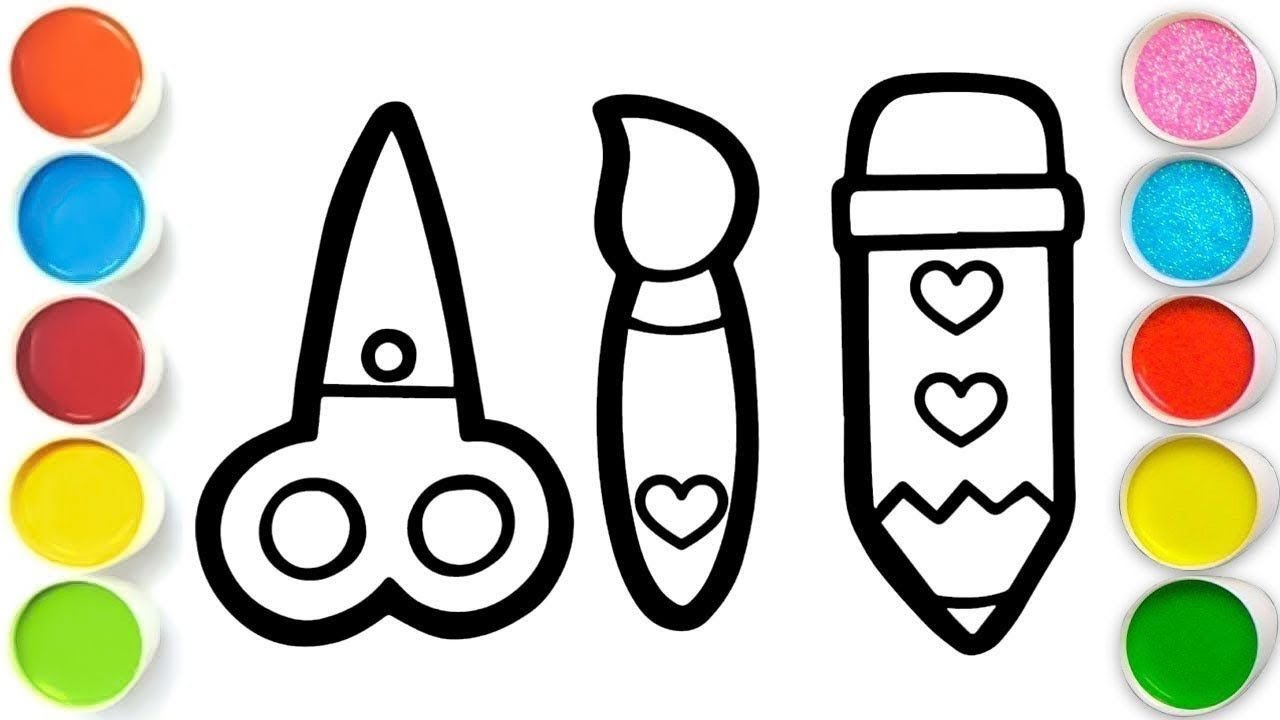 Рисование, раскрашивание и создание картинок с Блюи и Бинго для детей и малышей. Простые уроки ри...