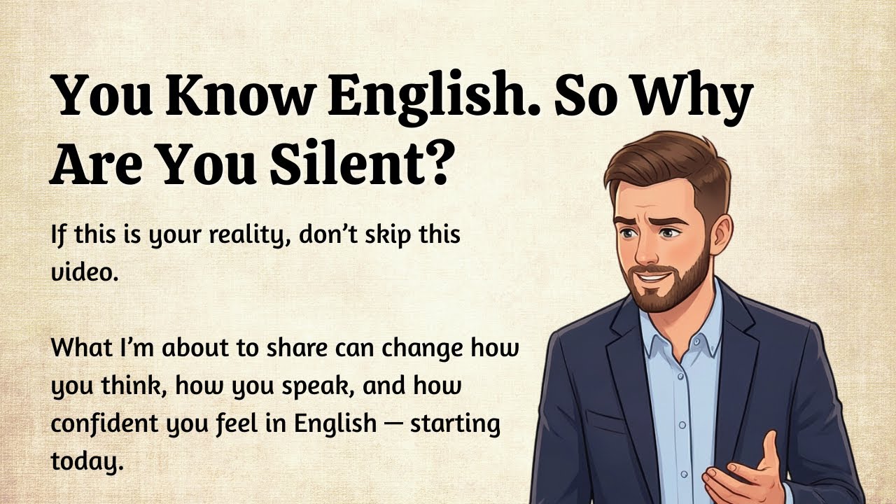 Why You Understand English but Can’t Speak | The Psychological Truth (2026) 