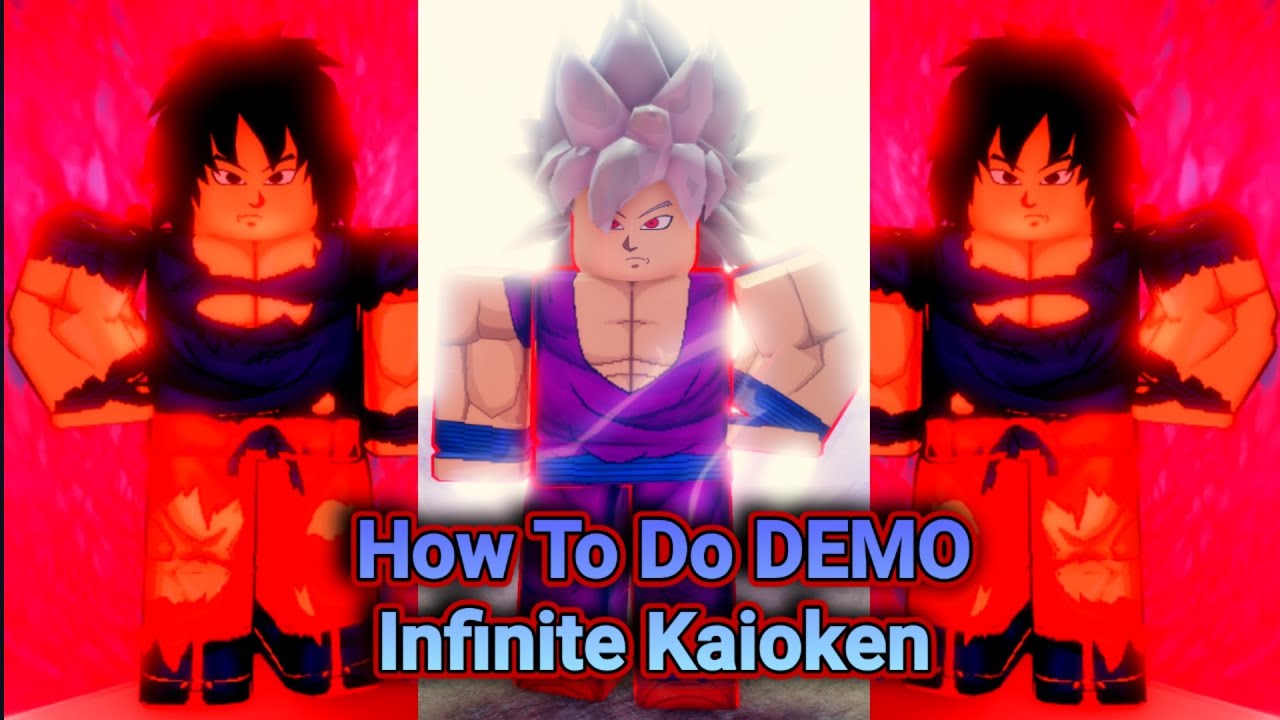 How to get? Infinite KAIOKEN in Dragon ball evolution roblox how to do