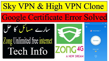 SkyVPN & High VPN Clone With Google Play Certificate Error Solved || Tech Info