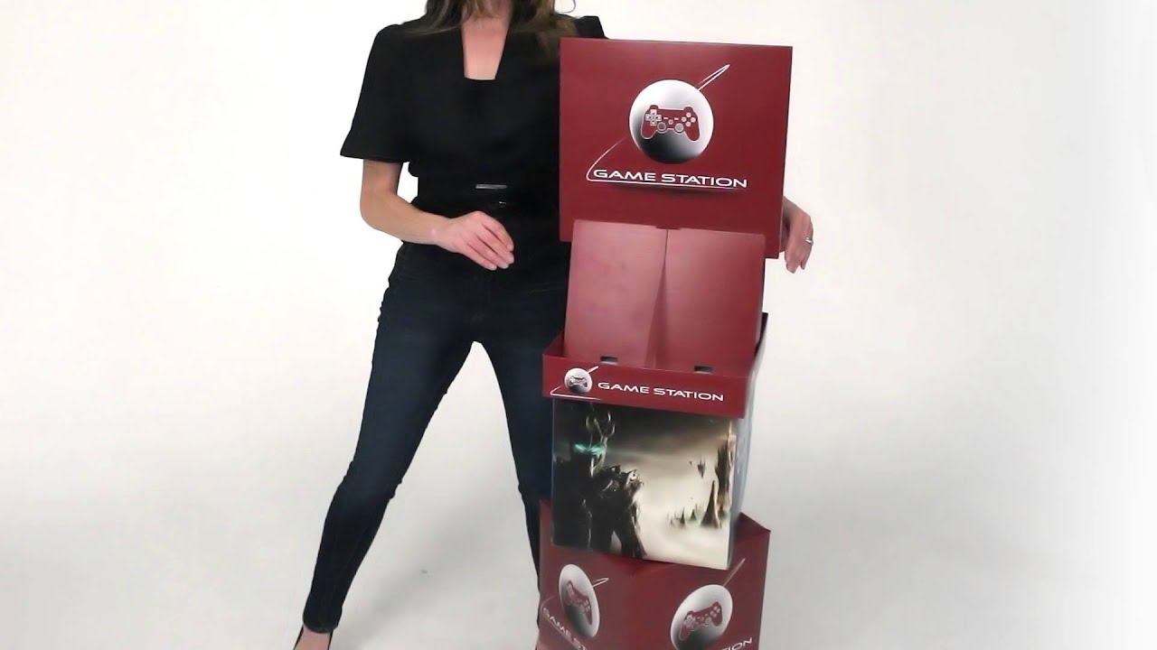 LAMà Americube Display with Header - Tempt In-Store Solutions - YouTube